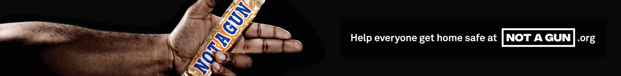 NOT A GUN banner - Sign the Petition